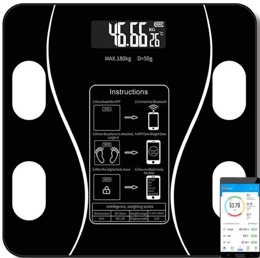 Смарт-ваги Scale one Black (scl-001bl) (2120432)