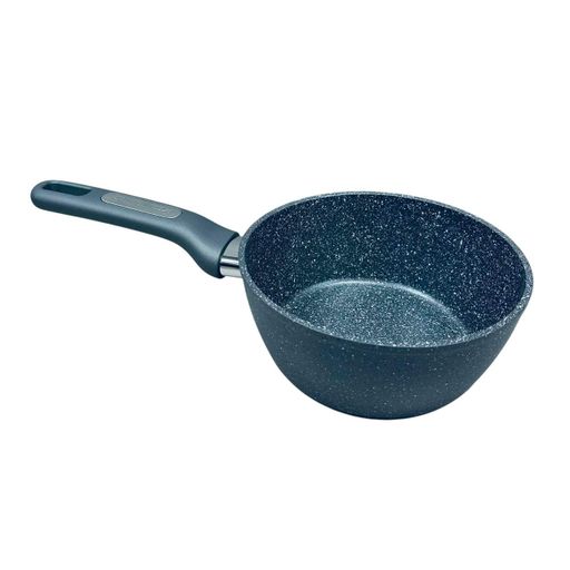 Ківш алюмінієвий Kamille Granite KM-4283GR з гранітним покриттям 1,65 л 18 см Темно-синій (23596) (2120603)