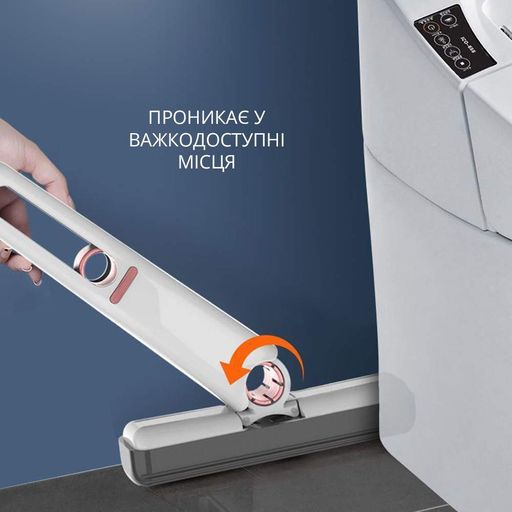 Портативна міні-швабра з віджимом для дому розкладна Stenson 8625 (2120610)