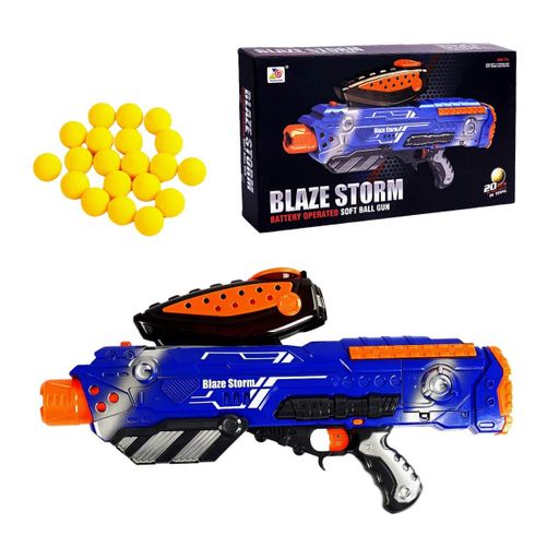 Автомат ZC Blaze Storm 20 м'яких куль Синій (160042) (2120663)