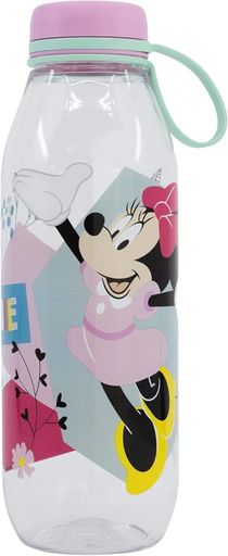 Пляшка для води із силіконовою ручкою Stor Minnie Mouse 650 мл (74483) (2120666)
