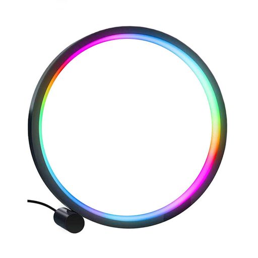 Настільна лампа нічник Inspire RGB SAL-052 10W 46led Bluetooth Чорний (2120702)