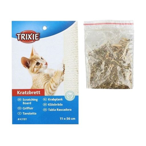 Когтеточка для кошек Trixie настенная, бежевая, 11*56 см (43181)