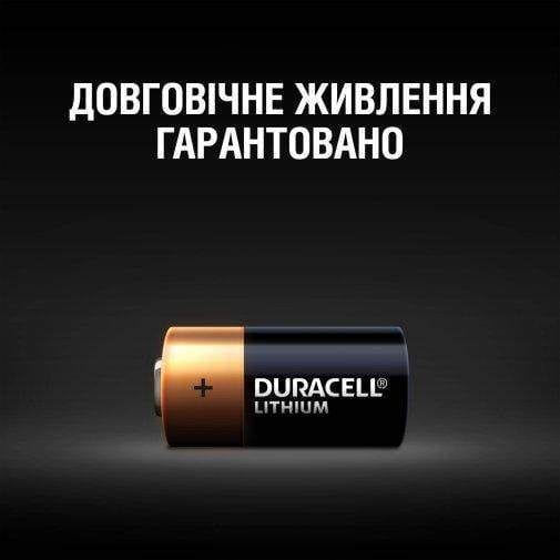 Батарейки Duracell Lithium CR2 3V 2 шт (15.6×27 мм) – літієві батарейки для фотокамер, датчиків та сигналізації (2121353)