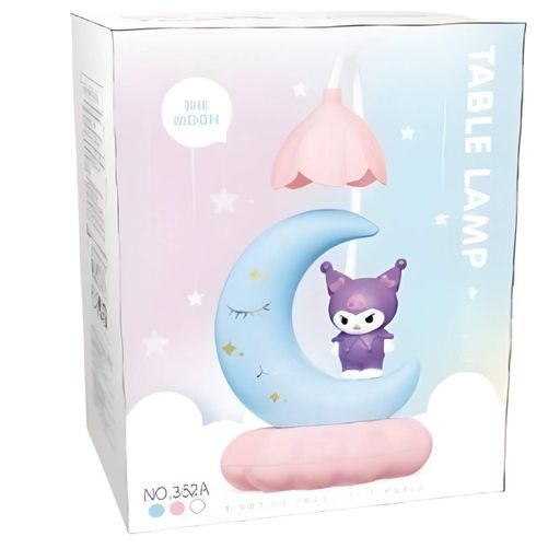 Детская настольная лампа Cinnamoroll на луне розовая (352D) (2122648)