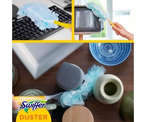 Набір Swiffer 2 in 1 (швабра+ 8 сухих серветок і 1 щітка-магніт) (2122704)