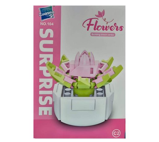 3D конструктор Flowers Кувшинка в горшке на 43 детали (25-99) (2122837)