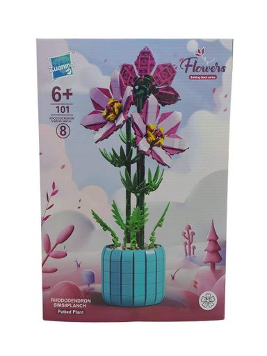 3D конструктор Flowers Рододендрон на 798 деталей (25-128) (2122908)
