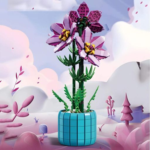 3D конструктор Flowers Рододендрон на 798 деталей (25-128) (2122908)
