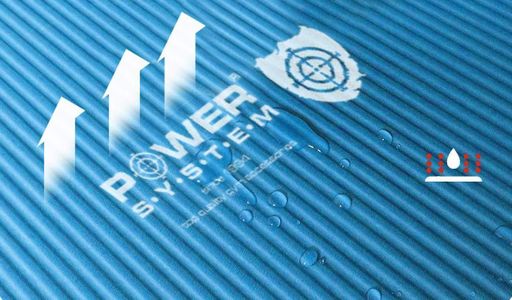 Коврик для йоги и фитнеса Power system 180х61х1 см fit0008758 (2123160)