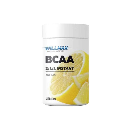 Аминокислота BCAA 2:1:1, 400 грамм Лимон Willmax fit0018458 (2123174)