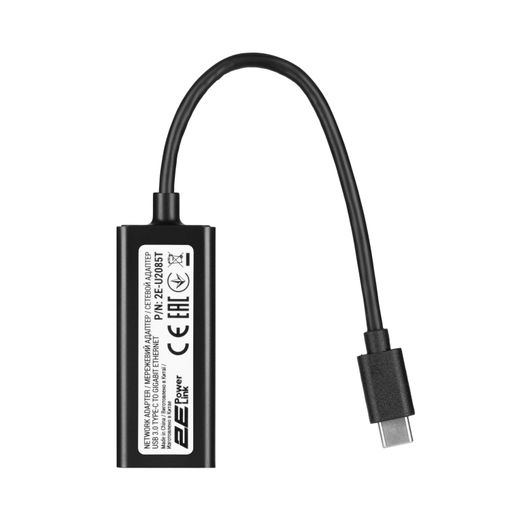 Мережевий адаптер PowerLink U2085T 1xGE, USB TypeC 2E teh0018059 (2123348)
