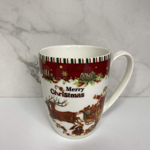 Кухоль порцелянова "Merry Christmas" 375 мл у подарунковій коробці BonaDi 498-211 (2123458)
