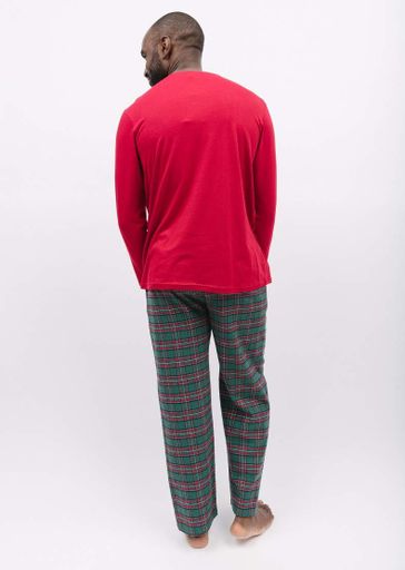 Піжама чоловіча Cyberjammies Whistler 6871-6861 S Червоно-зелений (5051877472501) (2123606)