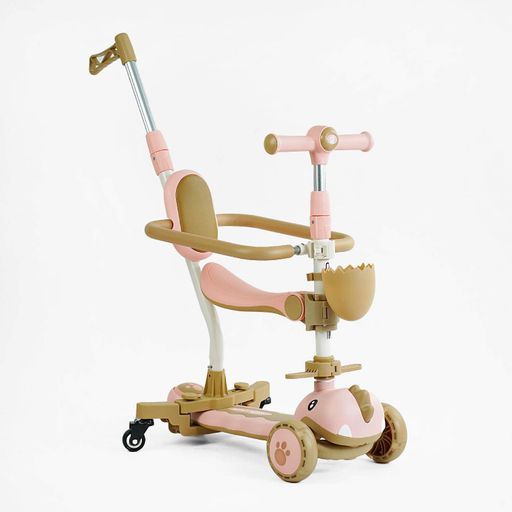 Самокат 5 в 1 Skyper PU колеса 125 х 40 мм Pink (153423) (2123802)