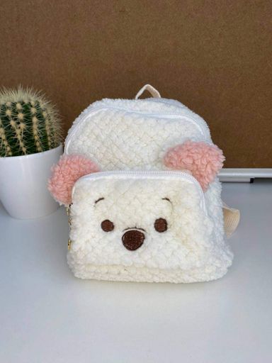 Рюкзак дитячий ANbeauty Teddy 19х20х9 см Білий (AN0103362) (2123803)