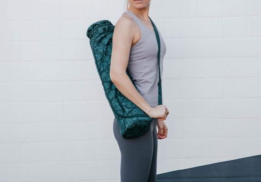Сумка-чохол для йоги Asana Bag Cotton Bodhi Leaves Maharaja Collection Bodhi 60 см Темно-зелений (2123818)