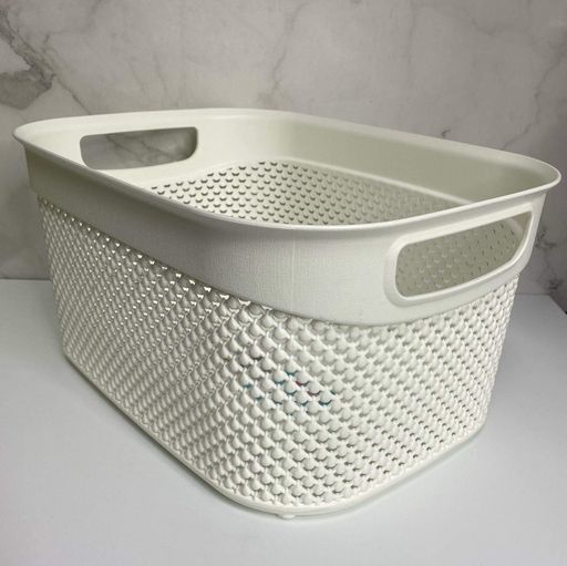 Кошик без кришки Ucsan 33*24*16,5 см 9 л М-164 білий (2124121)