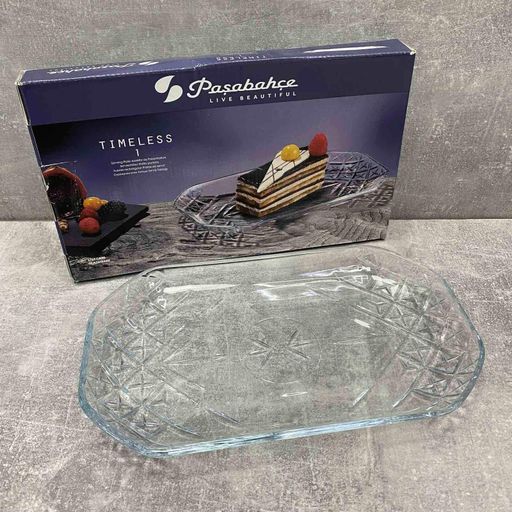 Блюдо скляне 30*27,8*3 см Pasabahce Timeless 54188 (2124130)