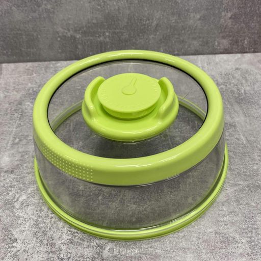 Вакуумна багаторазова кришка Vacuum Food Sealer 19 см A-Plus 0165 прозоро-салатова (2124238)