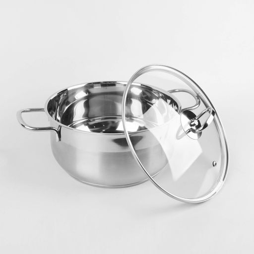 Каструля нержавіюча сталь 3.8 л Maestro MR-3508-22 (2124265)