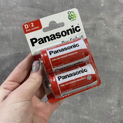 Батерейка PANASONIC D/LR20 (2шт) (2124391)