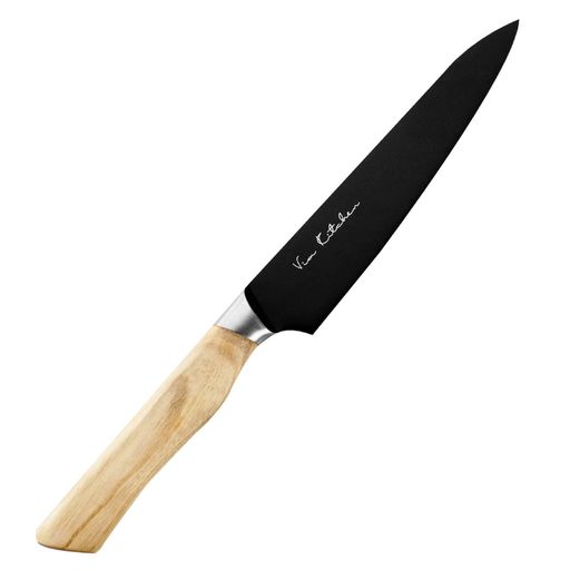Японський універсальний ніж 135 мм Satake Black Ash (807-623) (2124687)