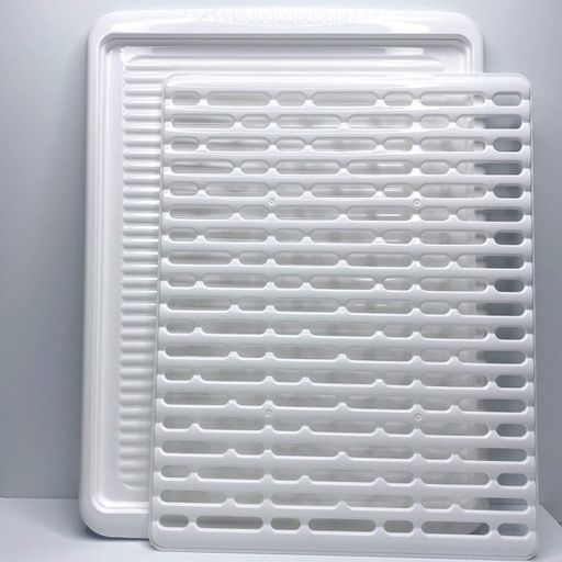 Сушка для посуду пластикова 46,5 * 35 * 1 см Irak Plastik TA-160 біла (2124754)