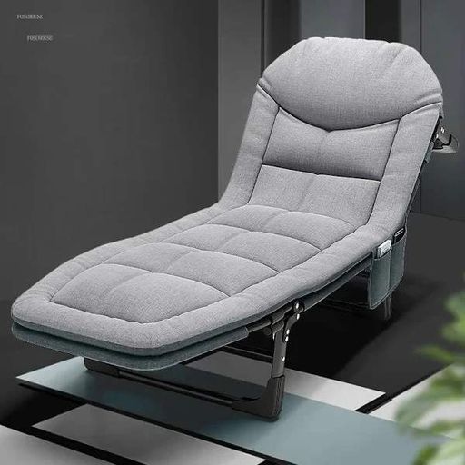 Розкладне ліжко No Brand 200x66x30 см Сірий (2081647418) (2124813)
