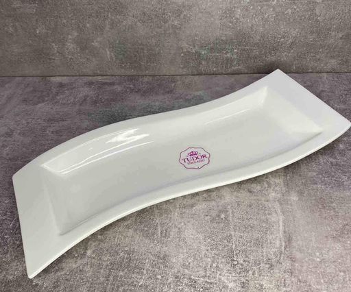 Блюдо порцелянове прямокутне 33 см Tudor England Royal White TU0161 (2125059)