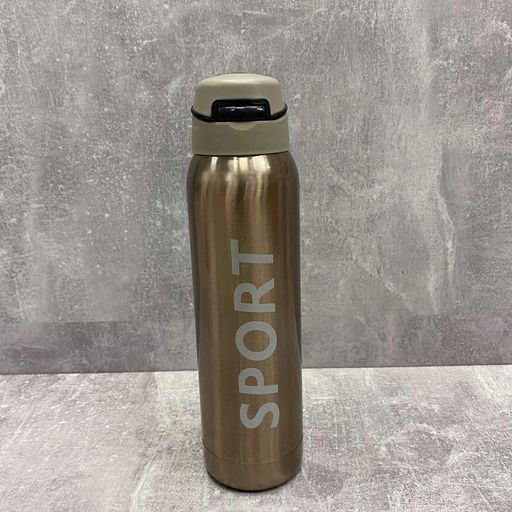 Термос-поїлка з трубочкою 500 мл Sport New Stenson MT-3455-0,5 золотий (2125130)