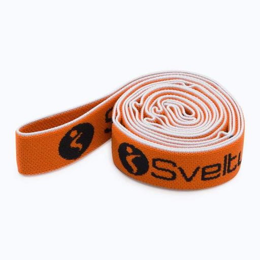Еспандер для фітнесу Sveltus Elastiband Помаранчевий 7 кг QR код (SLTS-0145) (2125230)