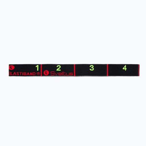 Еспандер для фітнесу Sveltus Elastiband Чорний 15 кг QR код (SLTS-0007) (2125232)