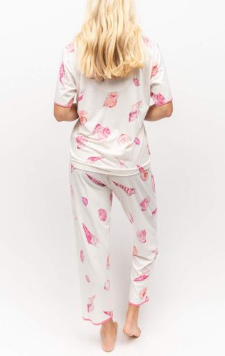 Піжама жіноча Cyberjammies Shelly 0240-0241 18/2XL Молочний (5051877497375) (2125343)