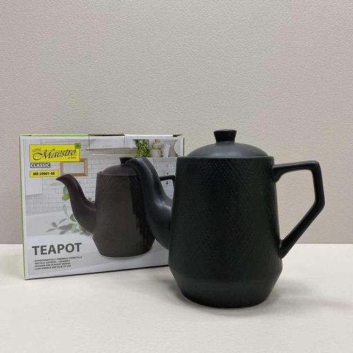 Чайник 800 мл керамічний Maestro MR-20001-08 Black (2125395)