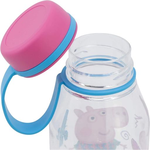 Пляшка для води із силіконовою ручкою 460 мл Stor Peppa Pig (15538) (2125516)