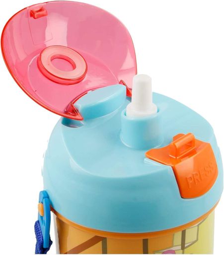 Дитяча пляшка для води з ремінцем 450 мл Stor Peppa Pig (48669) (2125521)