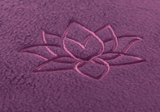 Йога-покривало флісовий плед Asana Lotus Bodhi сливовий 200х140 см (2125577)