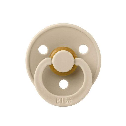 Соска пустушка Bibs Colour round 18+ міс 3 розмір Vanilla (2125691)