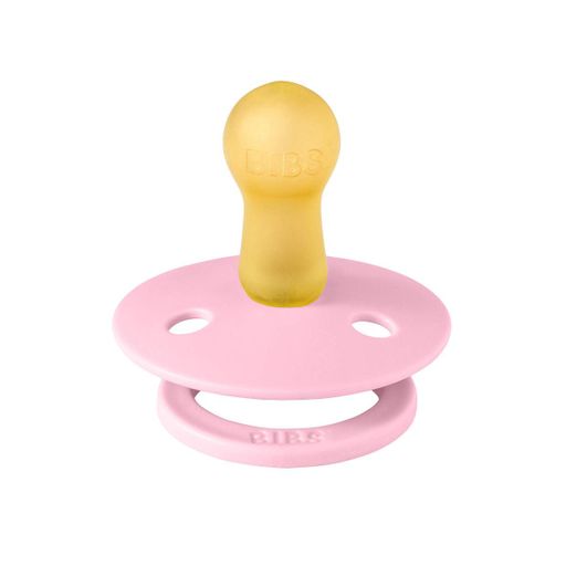 Соска пустушка Bibs Colour 0-6 мес round baby pink (2125698)