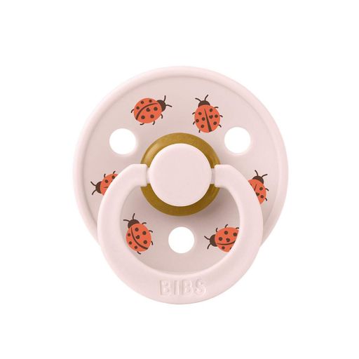 Соска пустушка Studio Colour 0-6 міс Latex Round Petal Ladybug Friends (2125754)