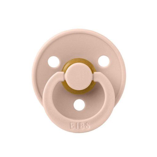 Соска пустушка Bibs Colour round 18+ міс 3 розмір Blush (2125772)