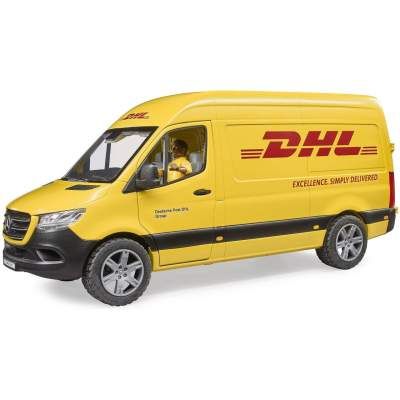 Спецтехніка Bruder автомобіль MB Sprinter кур'єр DHL з фігуркою (02671) (2126002)