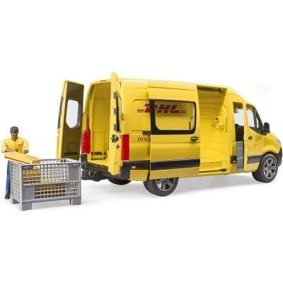 Спецтехніка Bruder автомобіль MB Sprinter кур'єр DHL з фігуркою (02671) (2126002)