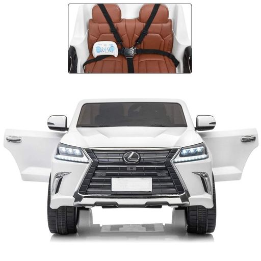 Дитячий електромобіль Машина Bambi M 3906(MP4)EBLR-1 Lexus Білий (2126135)