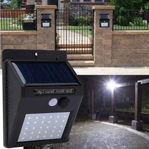 Вуличний ліхтар із датчиком руху на сонячній батареї BL-609 20SMD Digital (2126168)