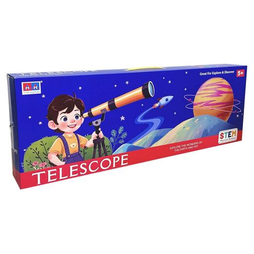 Детская игрушка "Телескоп" 6609A(Yellow) желтый, штатив 57 см YG Toys (2126255)