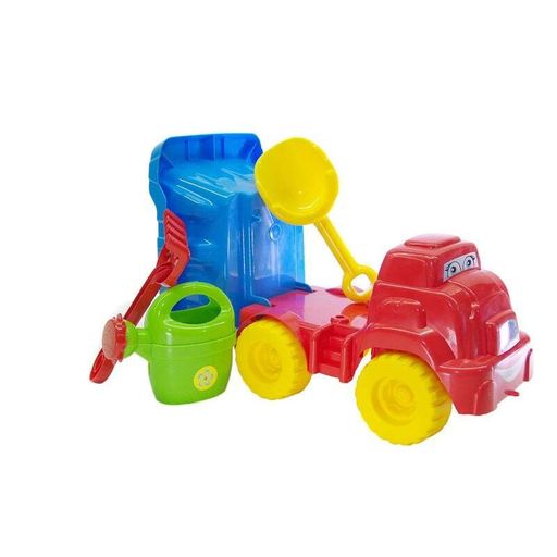 Игровой Набор для песочницы №2 013565 с лейкой Красно-голубой Doloni (2127328)