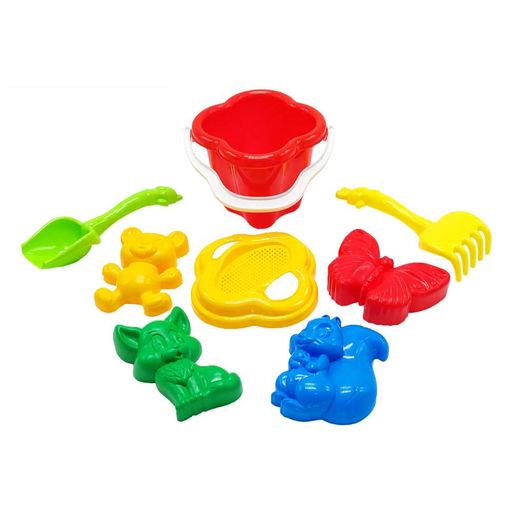 Песочный набор "Колокольчик" №2 Colorplast 0985 Красный Colorplast (2127342)