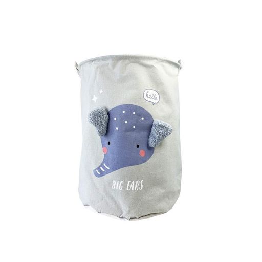 Корзина для игрушек и белья "Big ears Слоник" MGZ-1009(Grey) 50 х 40 см Mega Zayka (2127932)